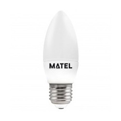 BOMBILLA LED VELA E27 7W FRIA