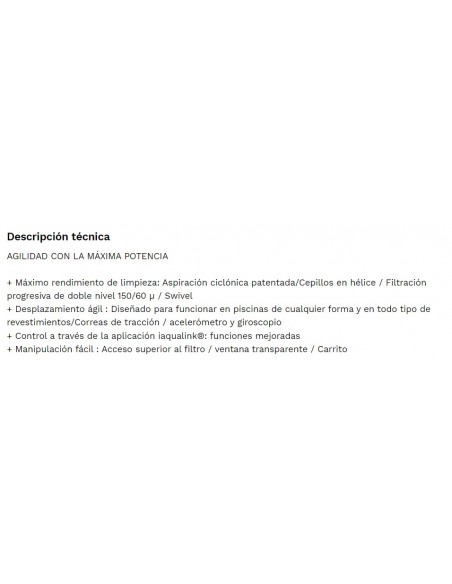 LIMPIAFONDOS AUTOMATICO ZODIAC RE4700IQ