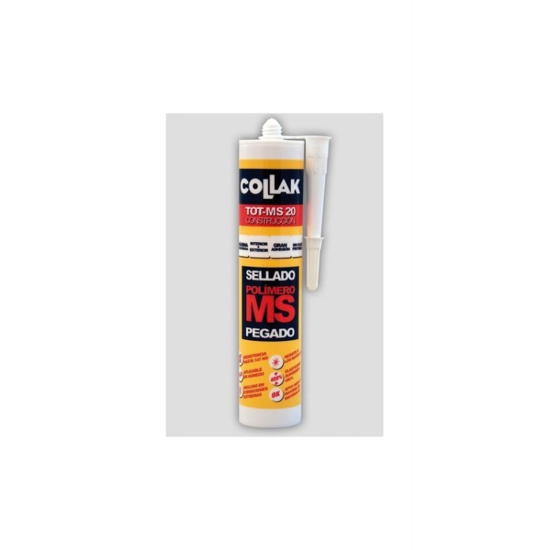 CARTUCHO SILICONA MS-TECH BLANCO