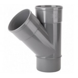 DERIVACION PVC SAN.40/45º MACHO-H